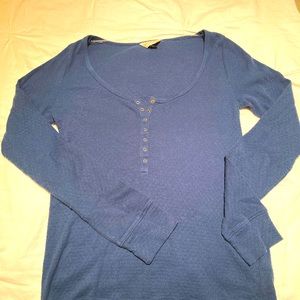 Universal Thread, women’s long sleeve shirt, navy blue, large (Target brand)